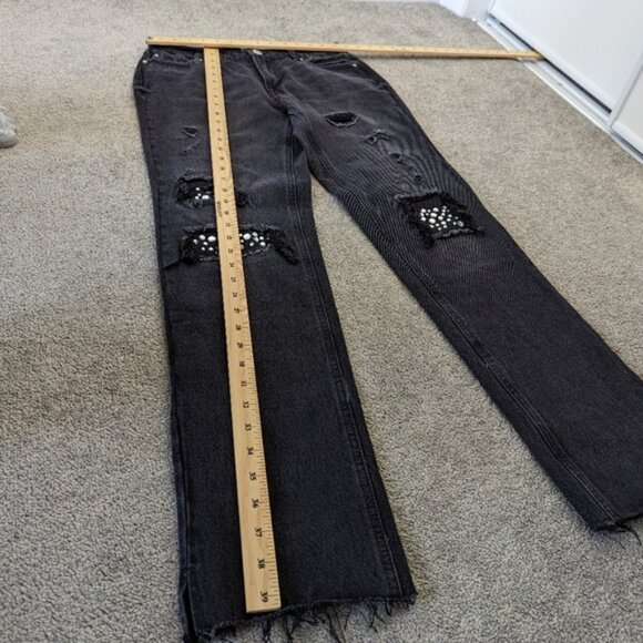 Banjara Women's Embellished Distressed Jeans - Size 26 - Picture 7 of 9